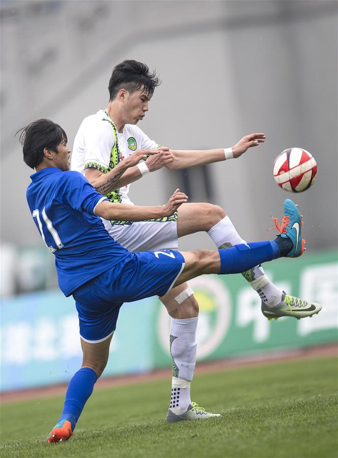（体育）（6）足球——全运会男子足球U20预赛：新疆胜北京