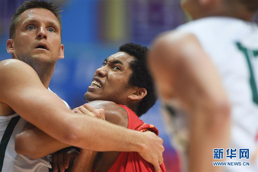（体育）（7）篮球——国际男篮争霸赛：中国队胜立陶宛队