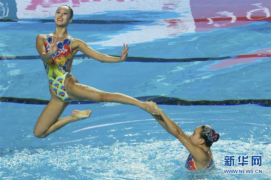 （游泳世锦赛）（6）花样游泳——集体自由自选预赛：中国队晋级决赛    