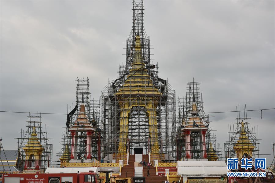 （XHDW）（8）探访建设中的泰国已故国王普密蓬遗体火化台