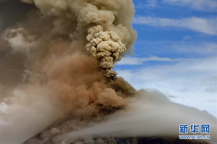 （国际）（5）菲律宾马荣火山持续喷发