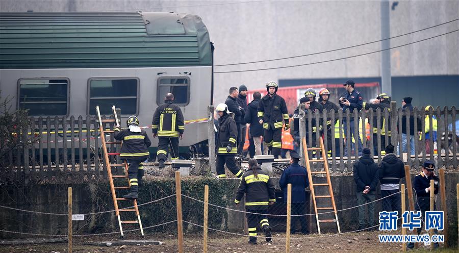 （国际）（7）意大利北部一列车出轨致4人死亡