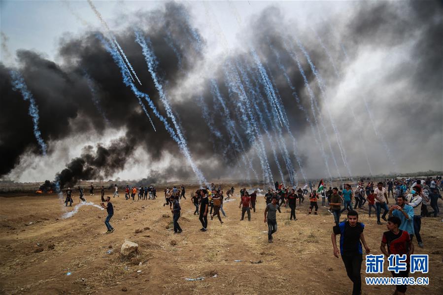 （国际）（5）巴以冲突致千余名巴勒斯坦人受伤