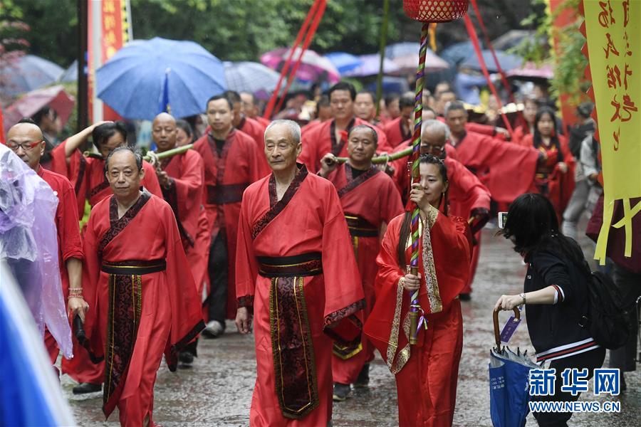 （文化）（1）杭州舉辦“送春迎夏”古禮儀式