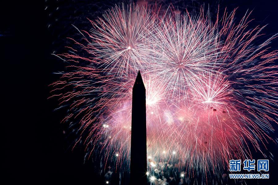 （国际）（2）焰火绽放庆祝美国独立日