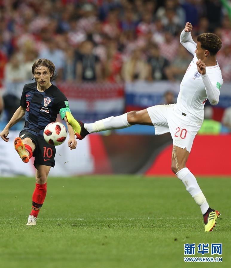 （世界杯）（24）足球——克罗地亚队淘汰英格兰队 首进决赛