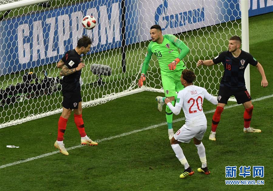 （世界杯）（30）足球——克罗地亚队淘汰英格兰队 首进决赛