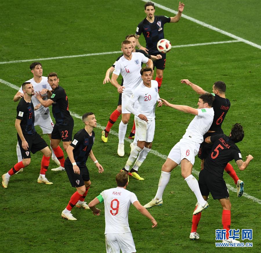 （世界杯）（41）足球——克罗地亚队淘汰英格兰队 首进决赛