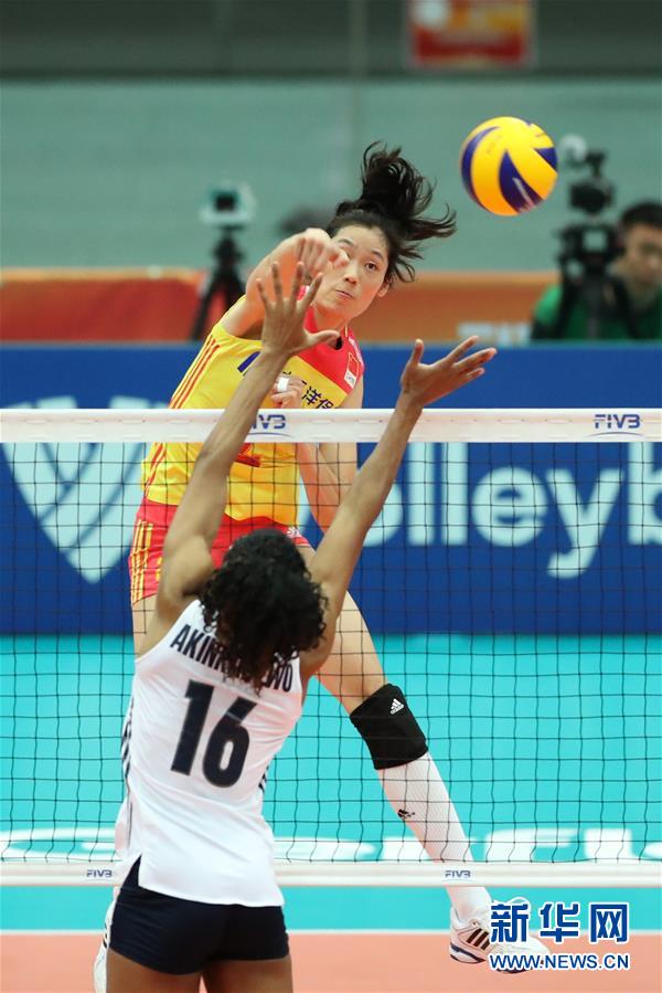 （体育）（3）排球——女排世锦赛：中国胜美国