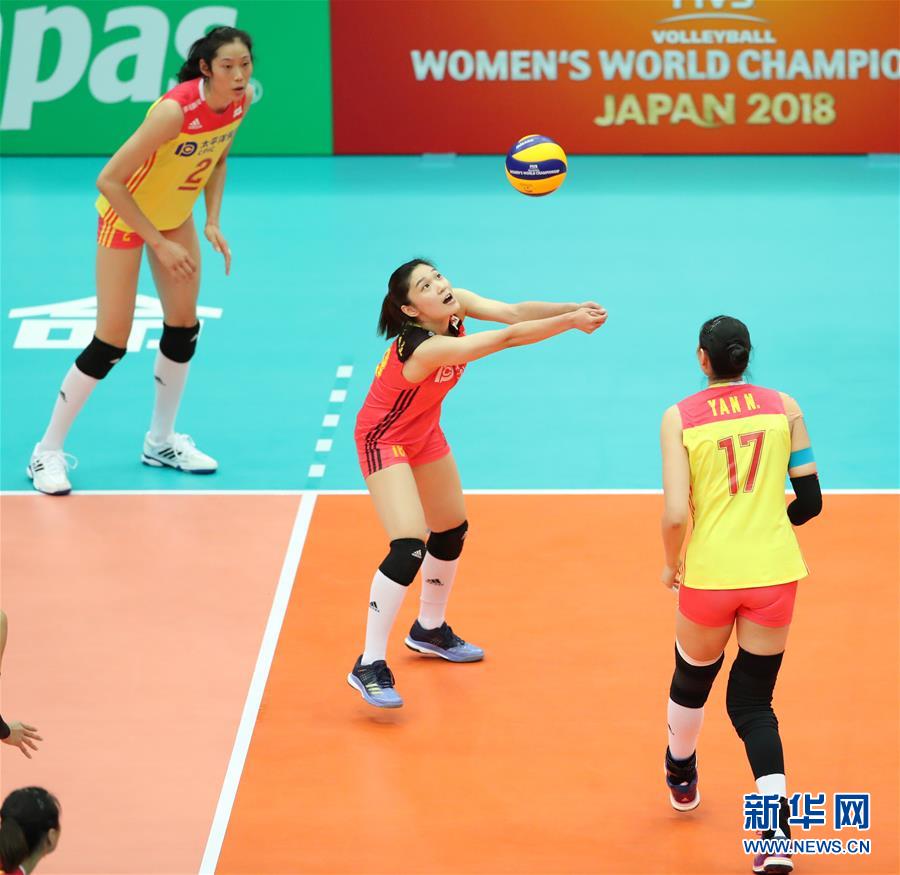 （體育）（6）排球——女排世錦賽：中國勝美國