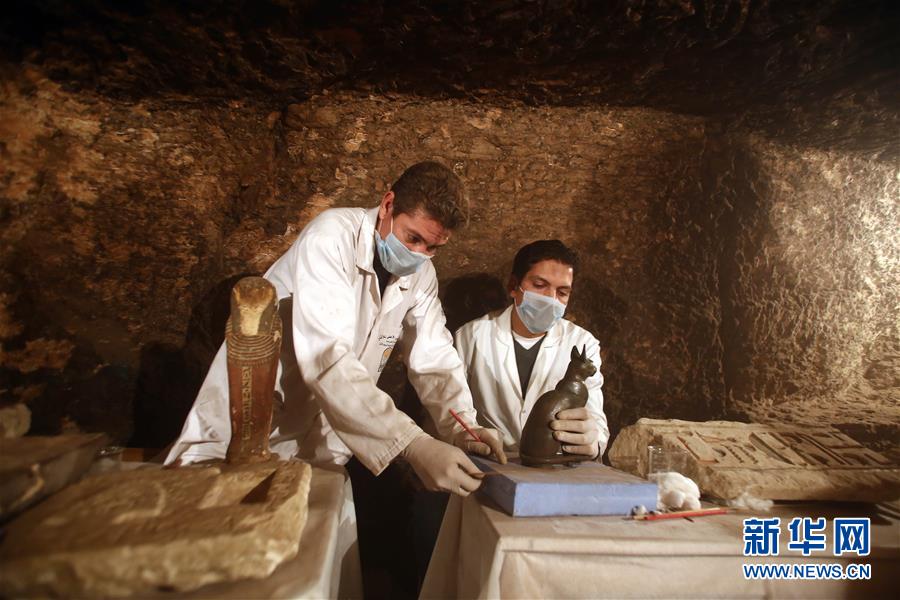（國際）（4）埃及塞加拉古墓群新發現7座法老墓葬