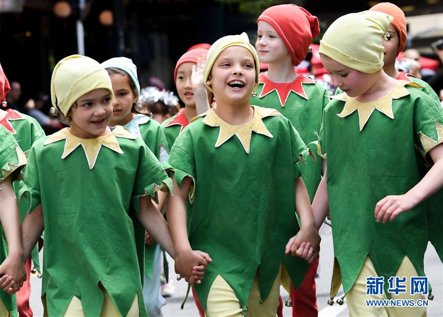 （國際）（5）新西蘭惠靈頓舉行迎聖誕遊行