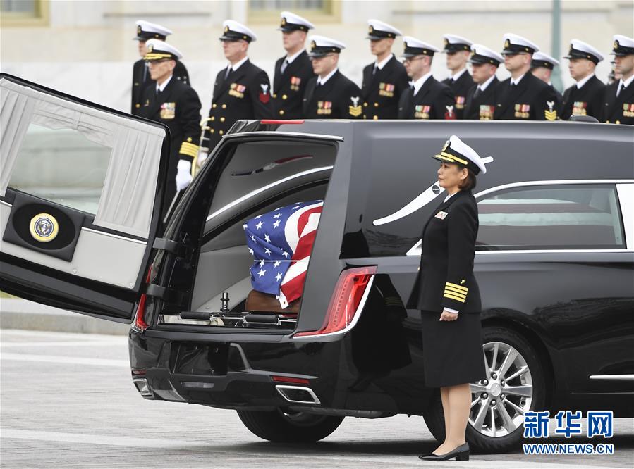 （国际）（4）美国为前总统老布什举行国葬