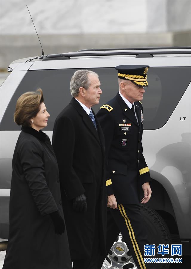 （国际）（5）美国为前总统老布什举行国葬