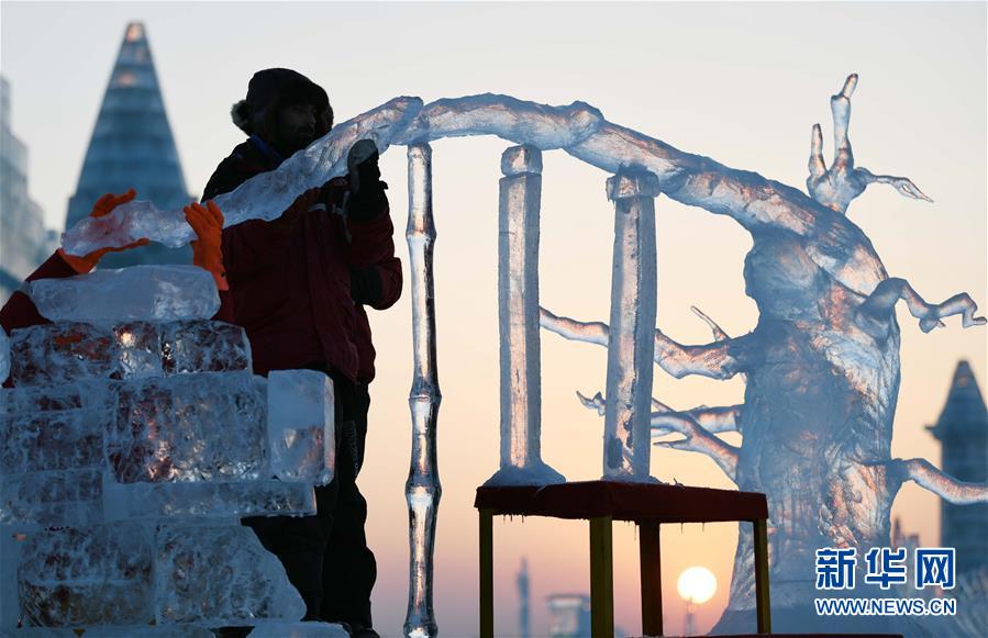 （社会）（15）哈尔滨：精美绝伦的冰雕艺术