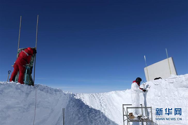 （圖文互動）（3）中國第35次南極科考隊昆侖隊撤離南極冰蓋之巔