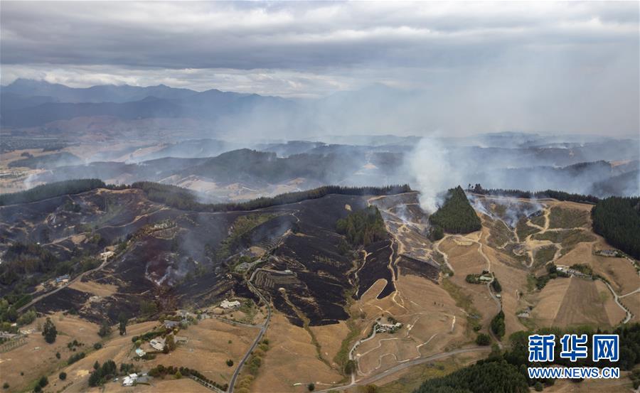 （国际）（9）新西兰南岛山火持续