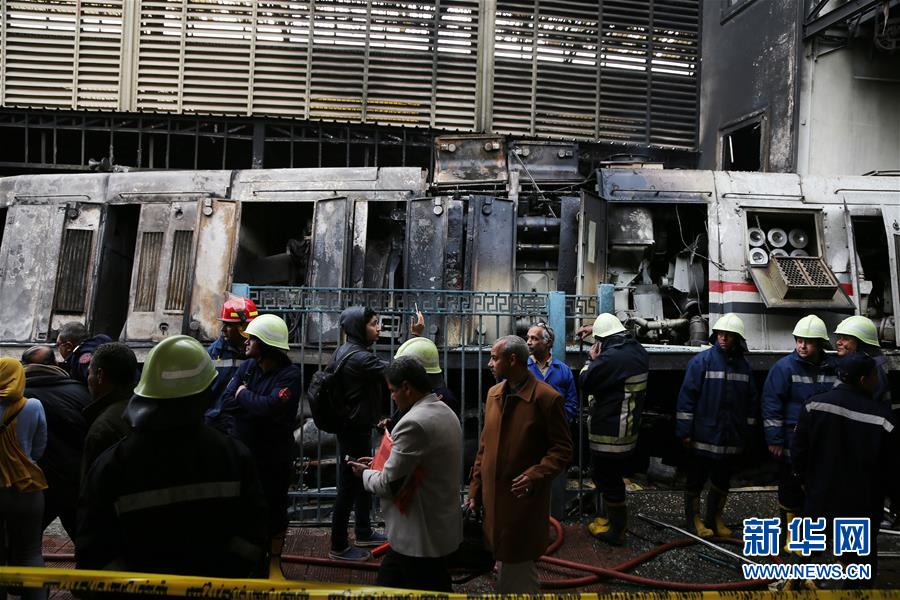（國際）（6）埃及一火車站發生火災致重大人員傷亡
