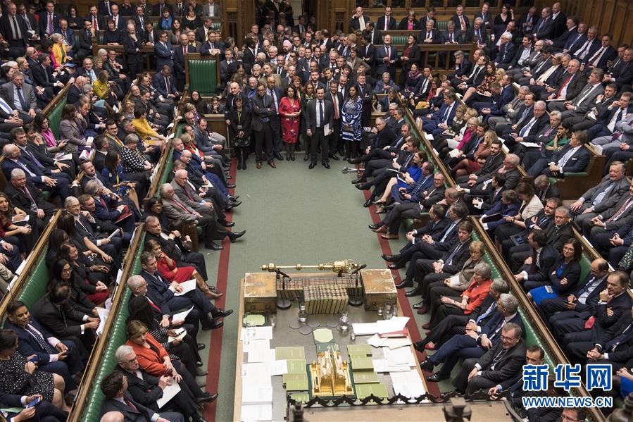 （國際）（2）英國議會下院再次否決“脫歐”協議