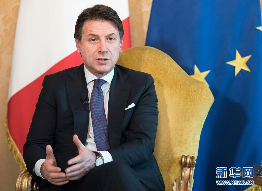 （出访配合·高端访谈·图文互动）专访：习主席访问意大利为两国提供重要合作机遇——访意大利总理孔特