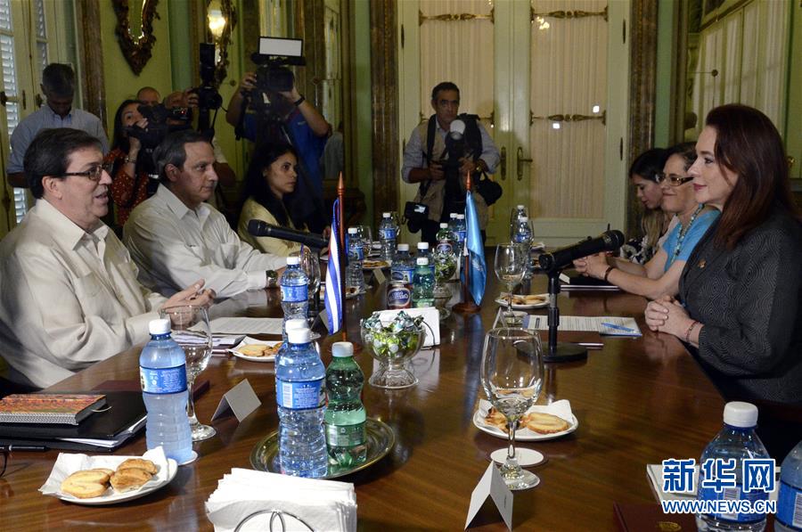（国际）古巴外长与联大主席强调加强联合国多边体系建设