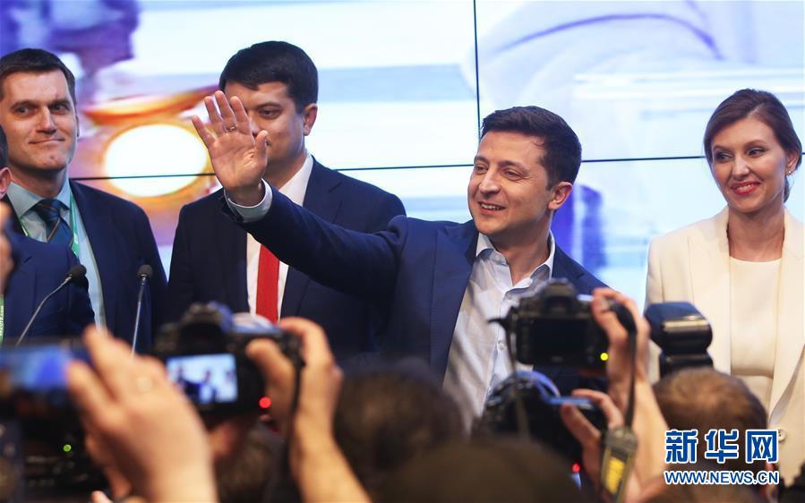 （国际）（2）出口民调显示泽连斯基在乌克兰总统选举中得票率大幅领先