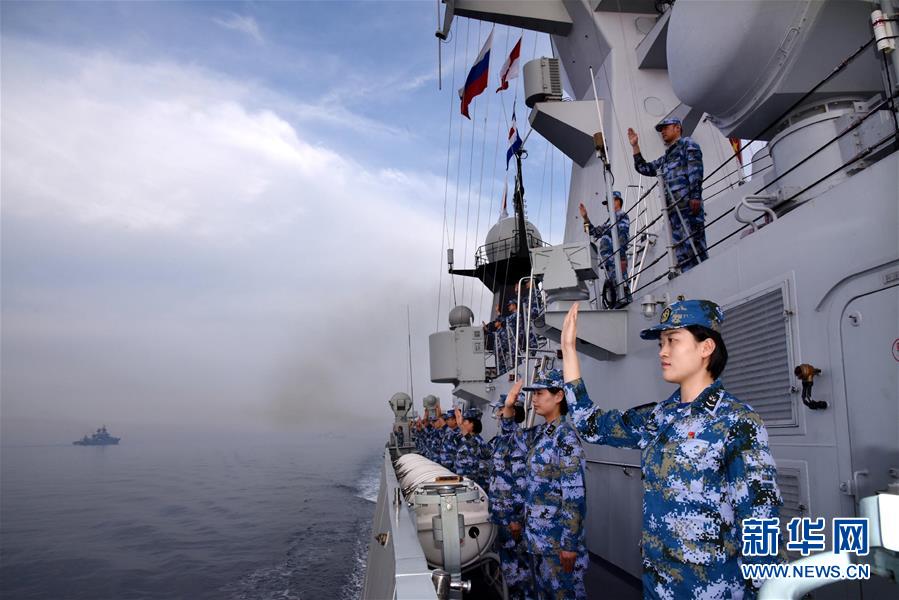 （军事）（2）中俄“海上联合-2019”军事演习圆满结束