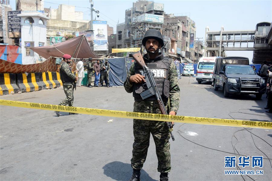 （國際）（1）巴基斯坦拉合爾發生自殺式爆炸襲擊致8死25傷