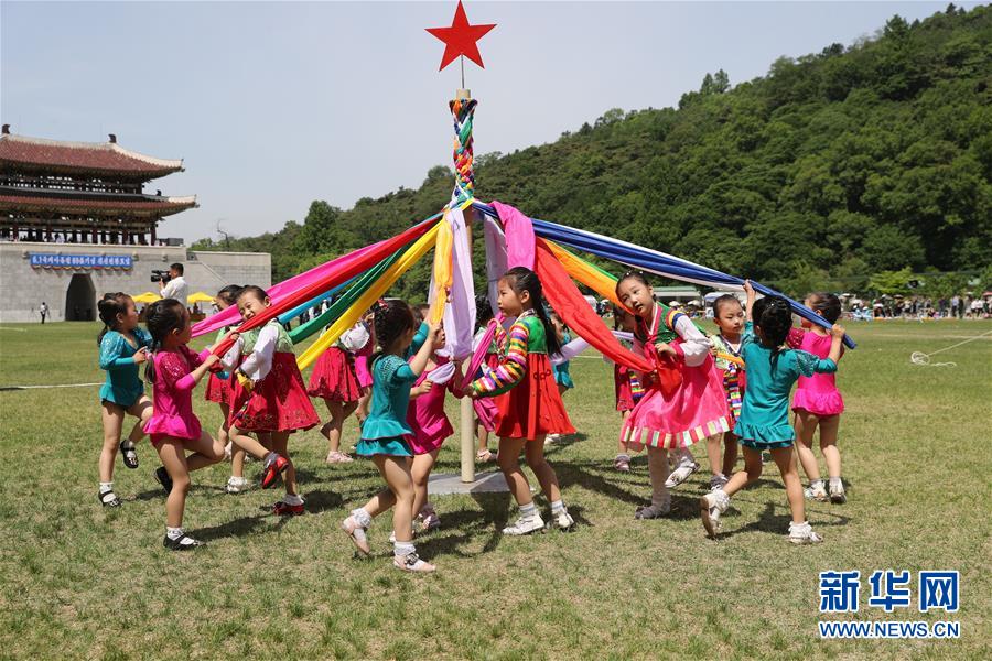 （国际）（3）平壤举行大型文体活动庆祝“六一”儿童节