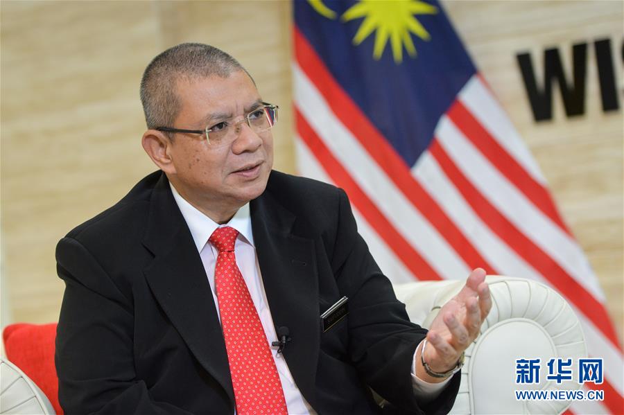 （国际·图文互动）（1）专访：贸易保护主义无益于国际贸易　“一带一路”给各方带来机遇——访马来西亚外交部长赛夫丁