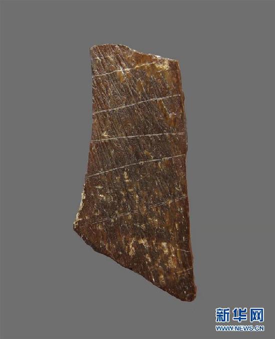 （图文互动）“许昌人”遗址发现已知最古老的人工刻划图案 距今约11万年