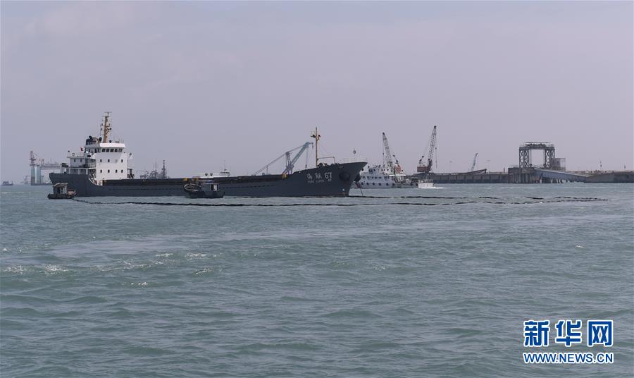 （社会）（5）福建漳州举行海上搜救与溢油应急综合演习