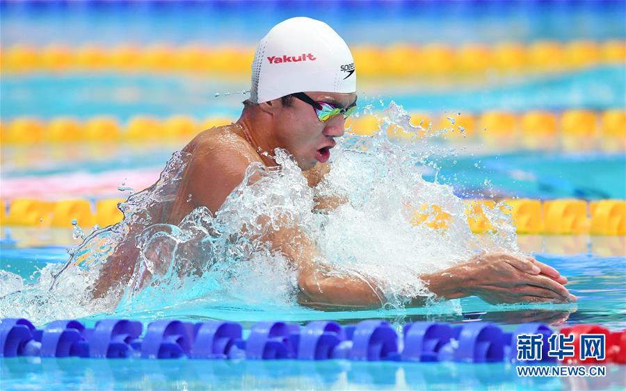 （游泳世锦赛）（2）游泳——男子50米蛙泳：闫子贝晋级半决赛