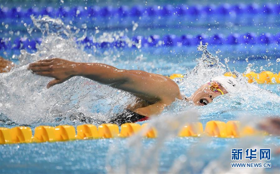 （军运会）（8）游泳——女子800米自由泳：中国队包揽冠亚军
