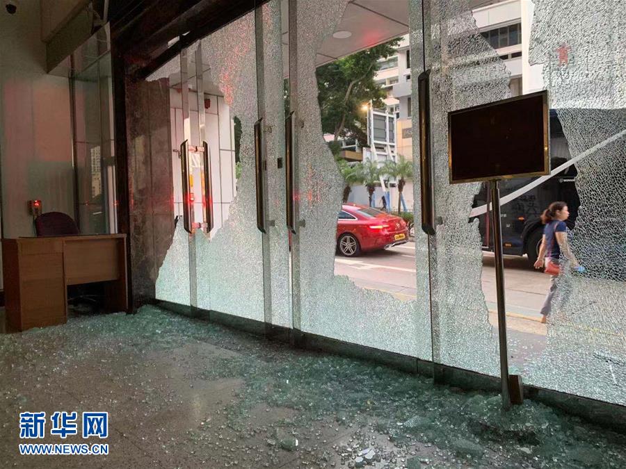 （新华网）（4）新华社亚太总分社办公大楼遭暴徒打砸破坏