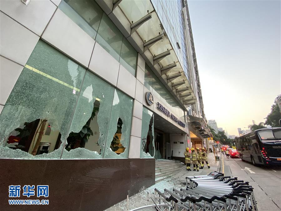 （新华网）（8）新华社亚太总分社办公大楼遭暴徒打砸破坏