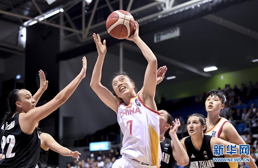 （體育）（3）籃球——女籃東京奧運會資格賽：中國勝新西蘭
