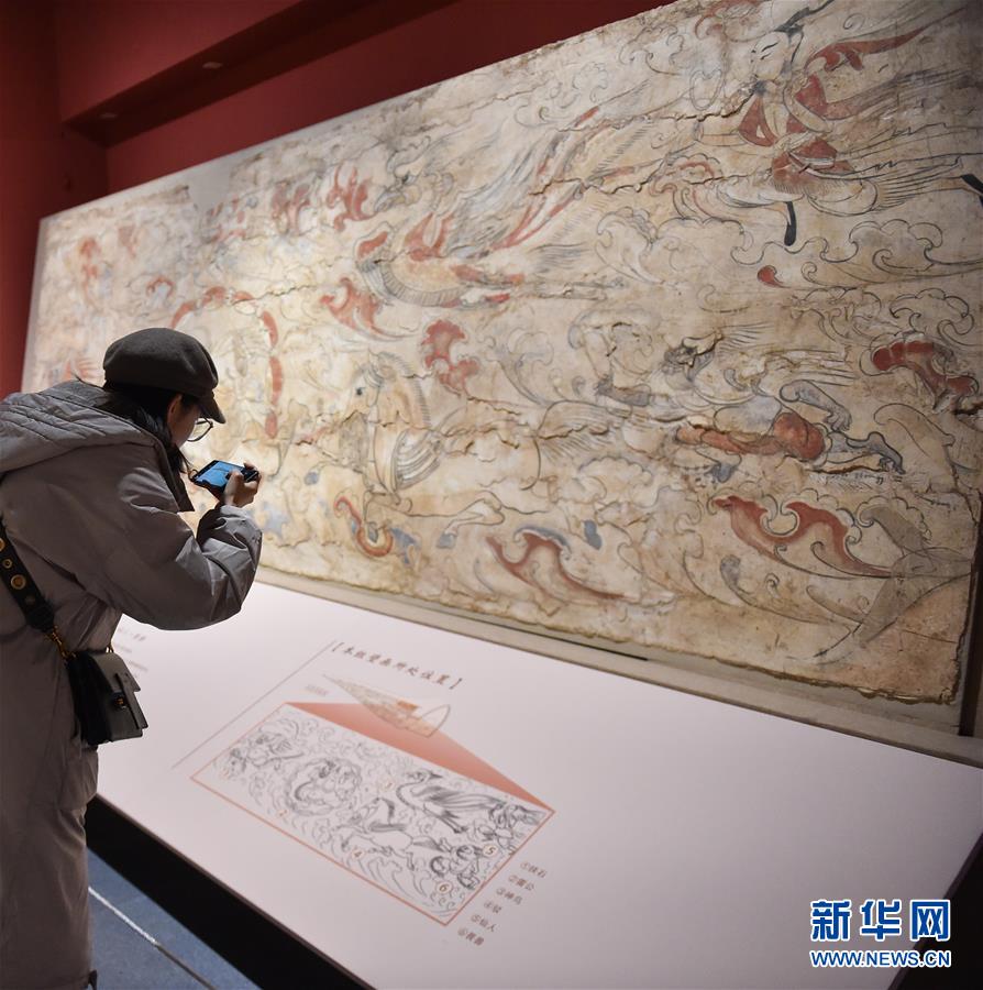 （图文互动）（4）北朝墓葬壁画首次集中亮相 一展1500年前“壁上乾坤”