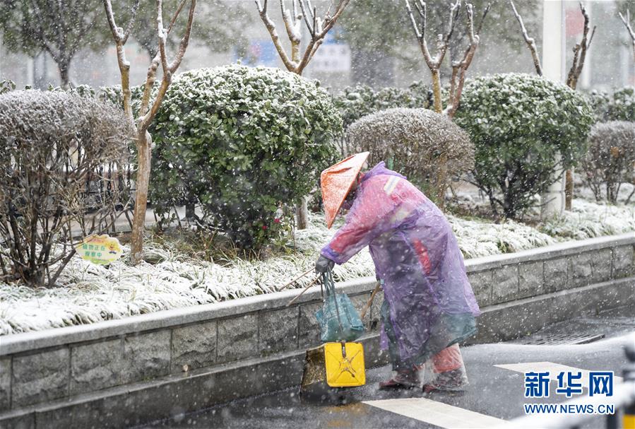 （聚焦疫情防控）（6）武汉迎来雨雪降温天气
