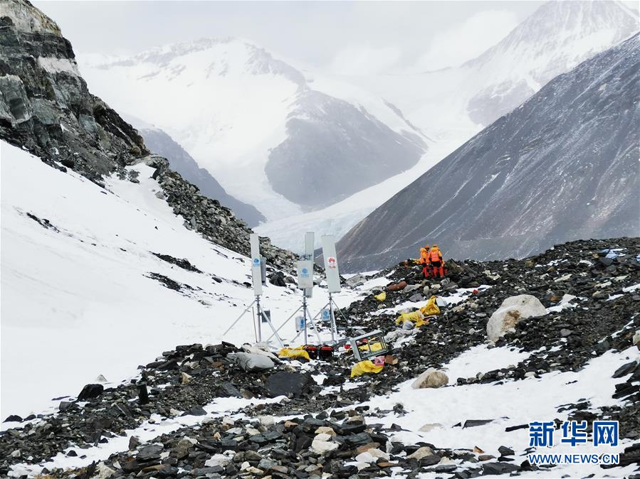 （图文互动）（4）5G信号首次覆盖珠峰峰顶 中国建成全球海拔最高5G基站