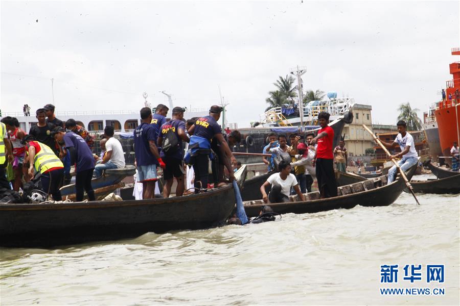 （國際）（3）孟加拉國達卡發生沉船事故至少24人遇難