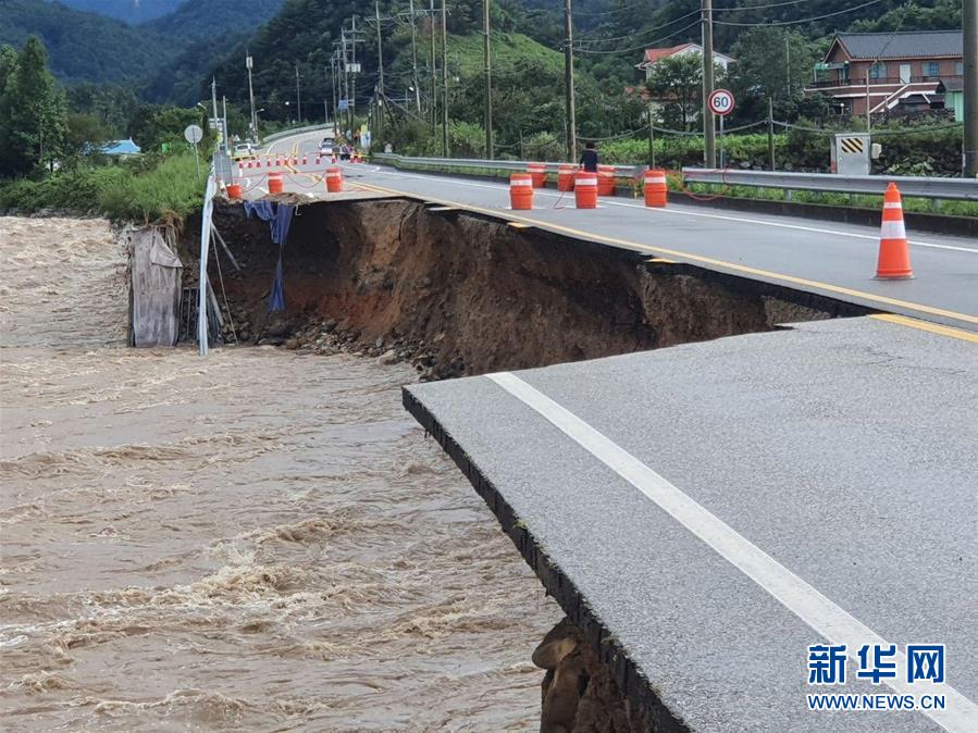（国际）（4）台风“海神”过境韩国致2人失踪