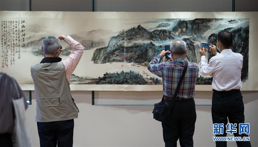 （图文互动）（3）两岸艺术家共绘长江三峡作品展在台北展出