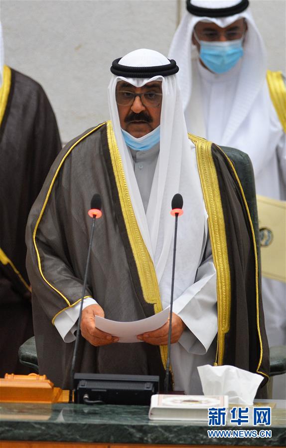 （国际）（1）科威特新任王储米沙勒宣誓就职
