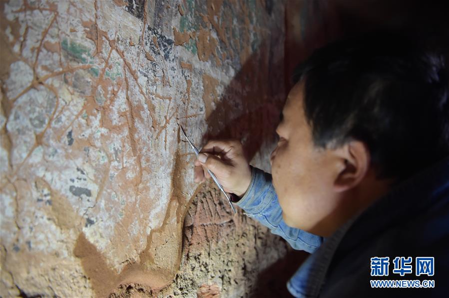 （文化）（7）“草原敦煌”阿尔寨石窟已修复10座有壁画洞窟