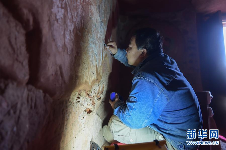 （文化）（8）“草原敦煌”阿尔寨石窟已修复10座有壁画洞窟