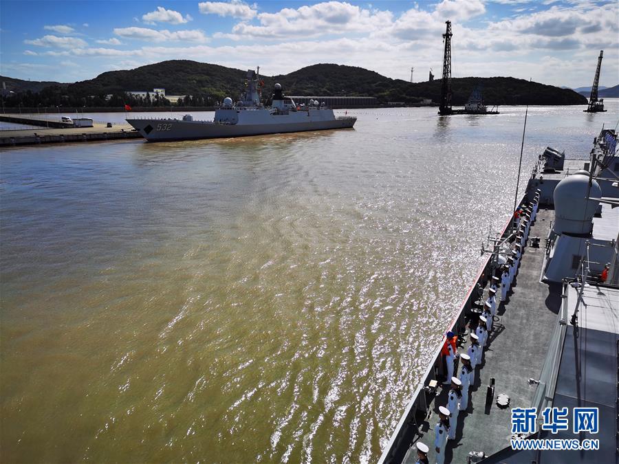 （圖文互動）（2）中國海軍第35批護航編隊凱旋