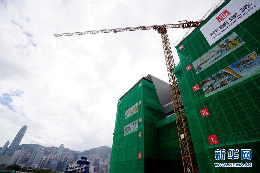 （圖文互動）（1）香港故宮文化博物館大樓主體結構竣工 計劃2022年中開幕