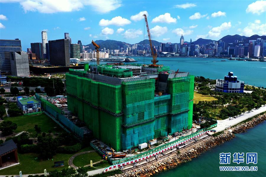 （圖文互動）（5）香港故宮文化博物館大樓主體結構竣工 計劃2022年中開幕
