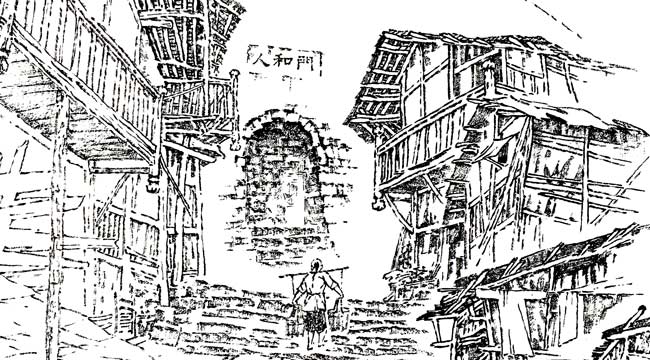 73歲老畫家毛筆繪就重慶17座古城門